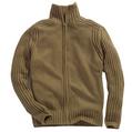 BROOKER mens zip front cardigan