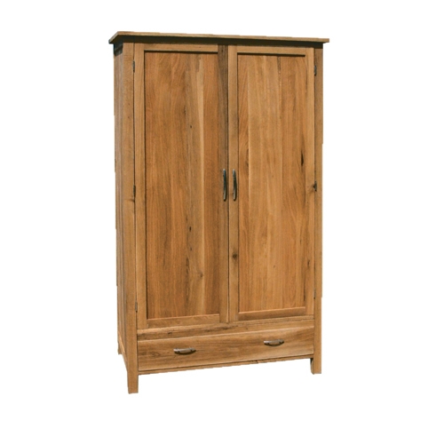 Contemporary Oak Double Wardrobe