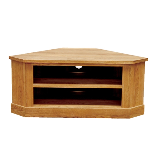 Brooklyn Contemporary Oak Low Corner TV Cabinet