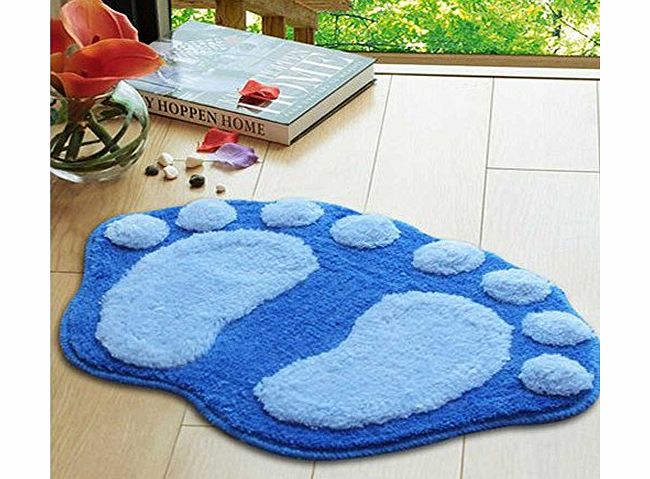 Sitting room Door Mat sofa tea table carpet bedroom bathroom door mat mat bibulous lovely big foot mat By BBY (Green, 58.5*38.5cm)