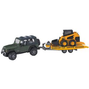 Jeep Wrangler Car Trailer Cat Loader