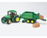 Bruder John Deere with Big Bale Press 02056