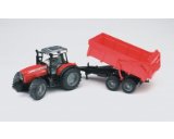 Bruder Massey Ferguson With Tipping Trailer 02045