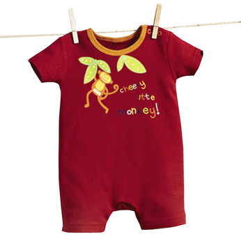 Cheeky Monkey Romper - Newborn