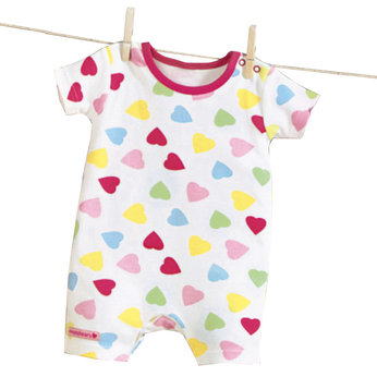 Heart Romper - 3-6 months