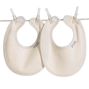 Bruin Organic Newborn Naturals Bibs - 2 Pack