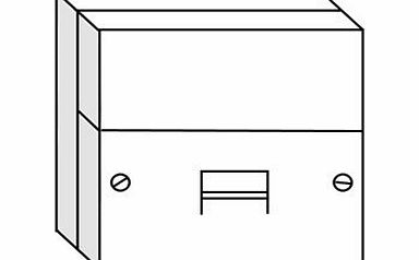 BT NTE5a Master Socket (BT Authorised Factory) - inc NTE5 Back Box (Network demarcation point / split front extension sockets) - Two part unit ideal to replace damaged existing BT master socket front spl