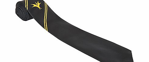 Bucksburn Academy Unisex Tie, Black/Gold