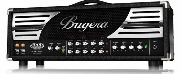 Bugera 333 Infinium Hardcore 120W 3 Channel Valve Amplifier Head with Reverb and INFINIUM Valve Life Multiplier