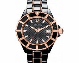 Bulova Accutron Ladies Black Rose Gold Mirador