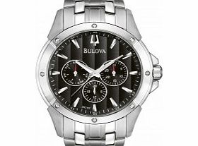 Bulova Mens Black Dial Dress Watch