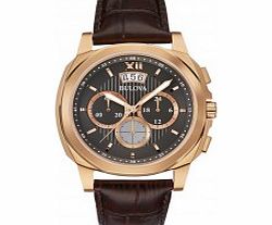 Bulova Mens Dress Brown Chronograph Watch