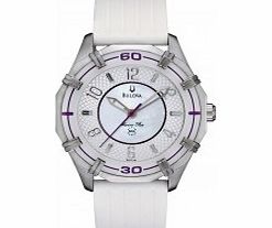 Bulova Mens Marine Star All White Watch