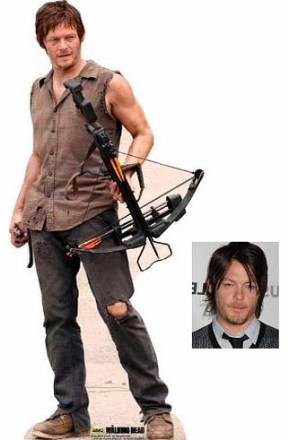 BundleZ-4-FanZ Fan Packs Fan Pack - Daryl Dixon from The Walking Dead Lifesize Cardboard Cutout / Standee (Norman Reedus) - Includes 8x10 (20x25cm) Star Photo