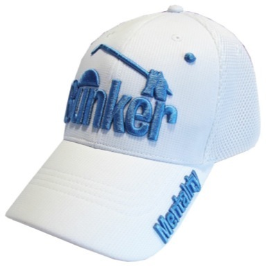 Bunker Mentality Playa Baseball Cap White