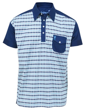 Polo Shirt Playa Dogtooth