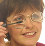 Magnifying makeup glasses