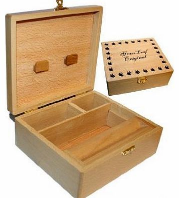 CBL Grassleaf Large Wooden Wood Rolling Box