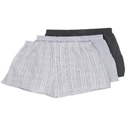 Burton 3Pk Check Woven Boxers