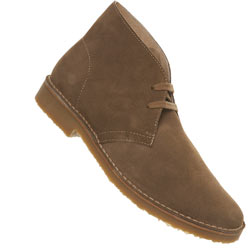 Beige Desert Suede Boots