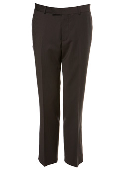 Burton Ben Sherman Brown Contrast Stripe Trousers