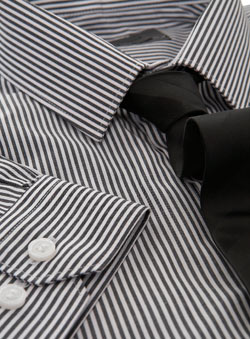 Burton Black Bengal Stripe Slim Shirt