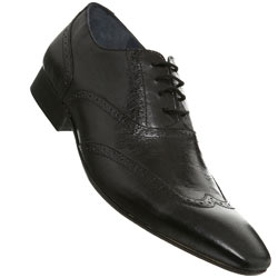 Black Chisel Point Brogue