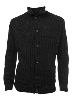 Black Chunky Cardigan