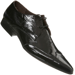 Burton Black Patent Lost Souls Brogue Shoe