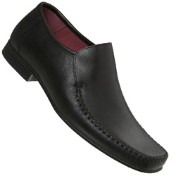 Burton Black Slick Smart Loafer