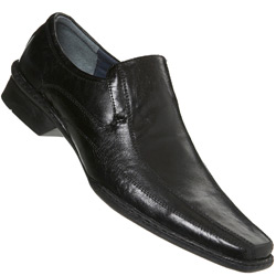 Black Tramline Loafer