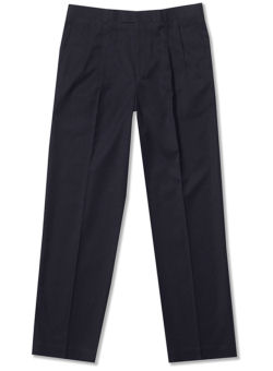 Burton Black Twin Pleat Smart Trousers