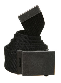 Burton Black Web Casual Belt