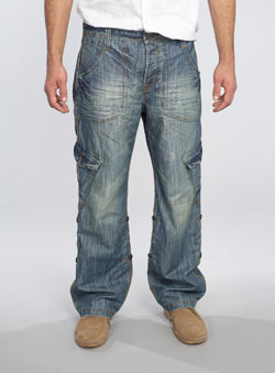 Burton Blue Lightweight Combat Jeans