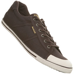 Brown Acid Wash Lace Up Sports Shoe