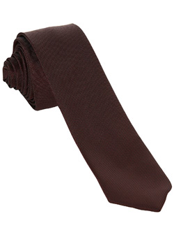 Burton Burgundy Textured Skinny Tie