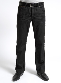 Burton Coated 5 Pocket Trouser