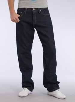 Burton Dark Blue Twisted Fit Jeans