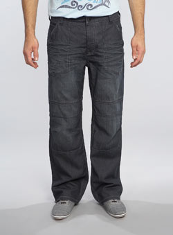 Dark Wash Loose Fit Jeans