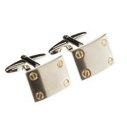 Gold Bolt Cufflink