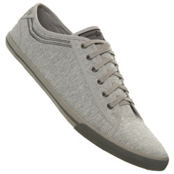 Grey Lace Up Plimsolls