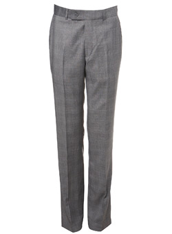 Burton Grey Prince of Wales Check Smart Trousers