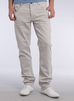 Burton Ice Grey Tapered Jeans