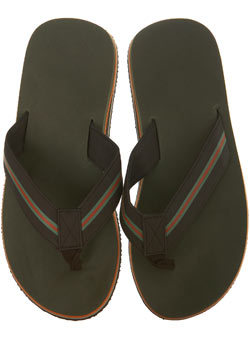 Khaki Foamboard Flip Flops