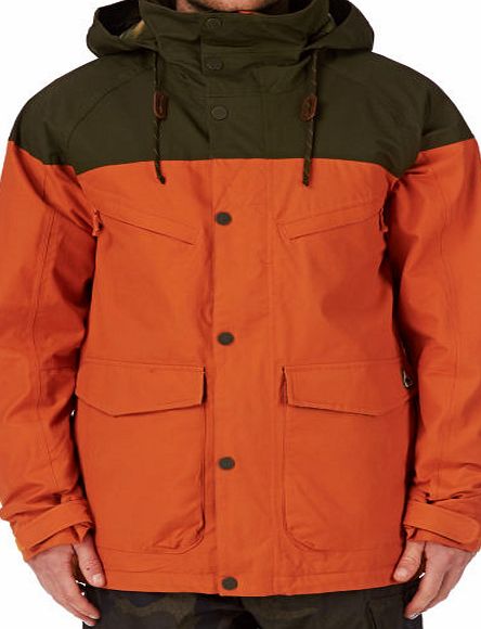 Burton Mens Burton Hellbrook Snow Jacket - Jersey