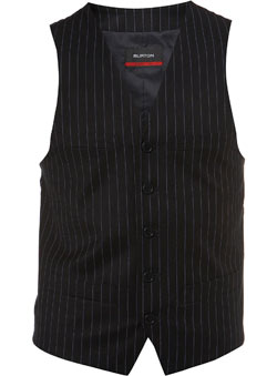 Navy Citystripe Essential Suit Waistcoat