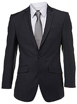 Navy Pinhead Essential Suit Jacket