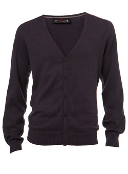 Plum Knitted Cardigan