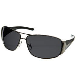 Silver Wide Arm Sunglasses