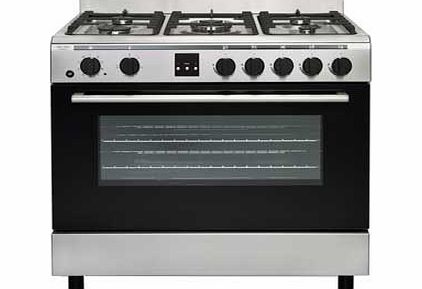 Bush AGE96R Single Dual Fuel Range Cooker -